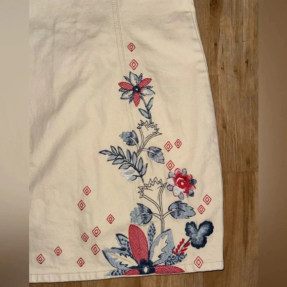 SHYANNE WOMEN'S AMERICANA EMBROIDERED DENIM DRESS Cowgirl Western Festival M - Picture 7 of 14